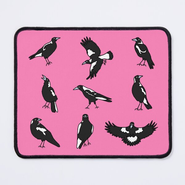 Item preview, Many Magpies on Pink designed and sold by Digitaldingo.