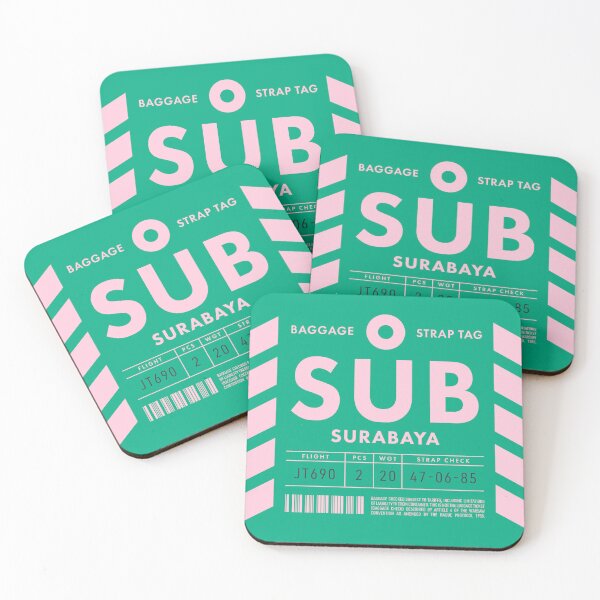 Item preview, Luggage Tag D - SUB Surabaya Indonesia designed and sold by VoodooCircus.