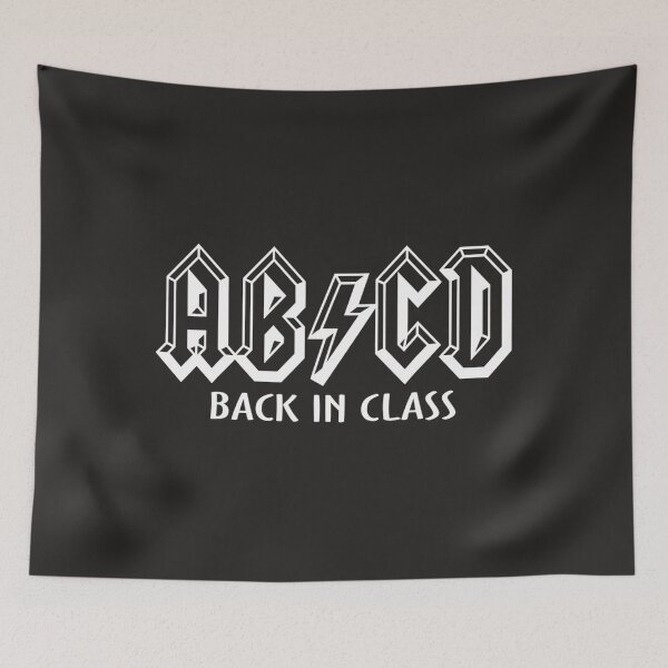 Item preview, Fun Teacher ABCD Rocks Back To School Back In Class ABCD  designed and sold by schromtlmaascha.