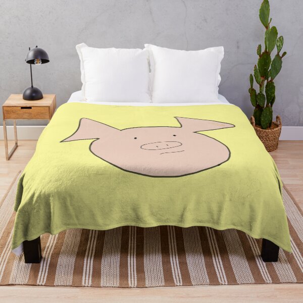 Aperçu de l'œuvre Visage de cochon pensant Y, pensif créée et vendue par PiggingJapan.