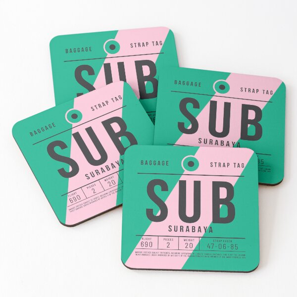 Item preview, Luggage Tag A - SUB Surabaya Indonesia designed and sold by VoodooCircus.