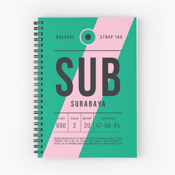 Item preview, Luggage Tag A - SUB Surabaya Indonesia designed and sold by VoodooCircus.