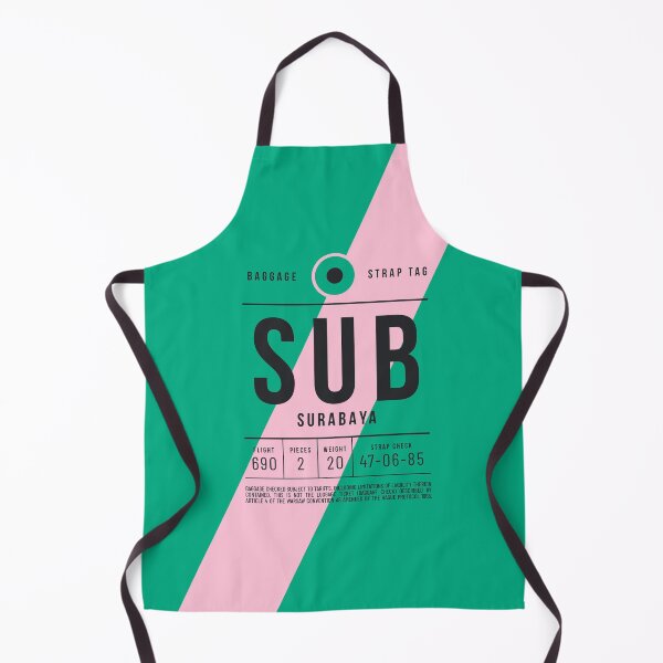 Item preview, Luggage Tag A - SUB Surabaya Indonesia designed and sold by VoodooCircus.
