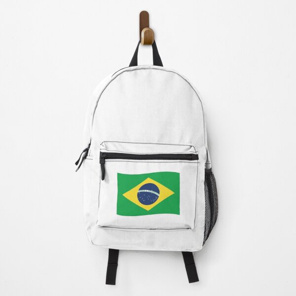 Item preview, Brazil Wave Flag - Bandeira do Brasil (On White) designed and sold by STUDIO-72.