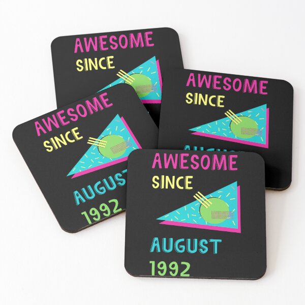 Item preview, Awesome since August 1992 | Born August 1992 | Made in August 1992 | Legend since August 1992 | Birthday Gift for 30 year old mom dad grandma grandpa | Vintage Retro 90s Birthday gift idea designed and sold by Saffire6.
