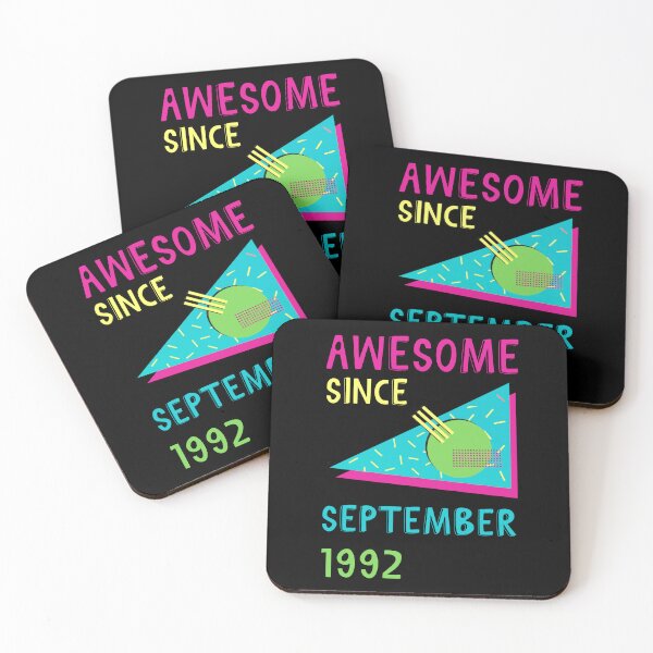 Item preview, Awesome since September 1992 | Born September 1992 | Made in September 1992 | Legend since September 1992 | Birthday Gift for 30 year old mom dad grandma grandpa | Vintage Retro 90s Birthday gift idea designed and sold by Saffire6.