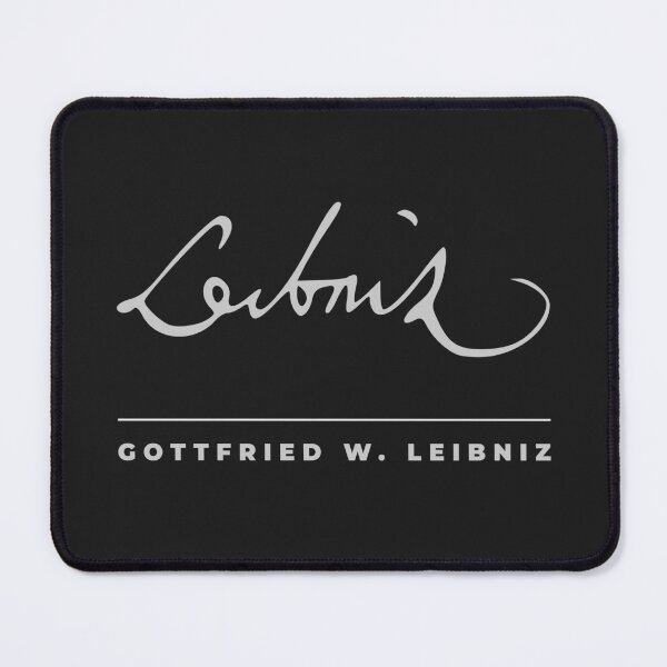 Item preview, Gottfried W. Leibniz signature t-shirt designed and sold by CMYKStudio.