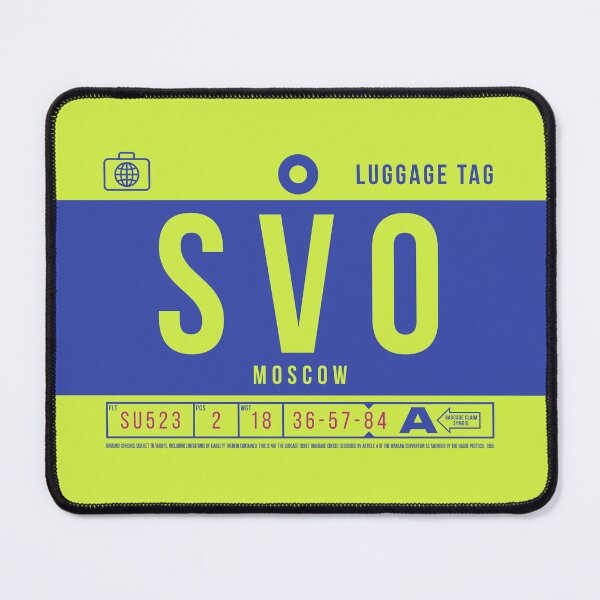 Item preview, Luggage Tag B - SVO Moscow Russia designed and sold by VoodooCircus.
