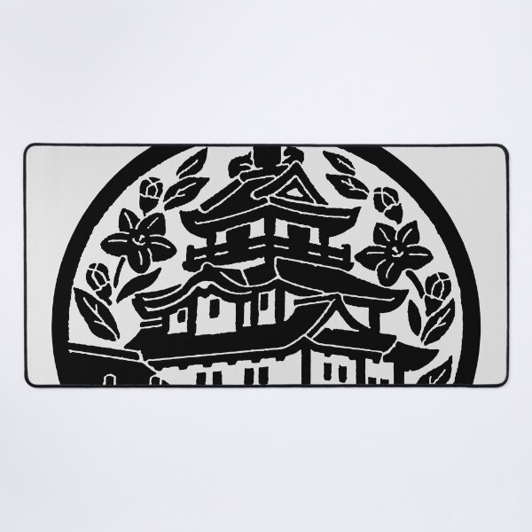 Item preview, Tokyo castle on manhole in Japan - black designed and sold by mattraski.