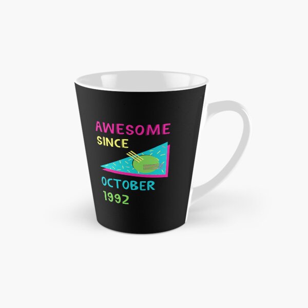 Item preview, Awesome since October 1992 | Born October 1992 | Made in October 1992 | Legend since October 1992 | Birthday Gift for 30 year old mom dad grandma grandpa | Vintage Retro 90s Birthday gift idea designed and sold by Saffire6.