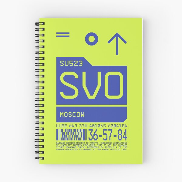 Item preview, Luggage Tag C - SVO Moscow Russia designed and sold by VoodooCircus.