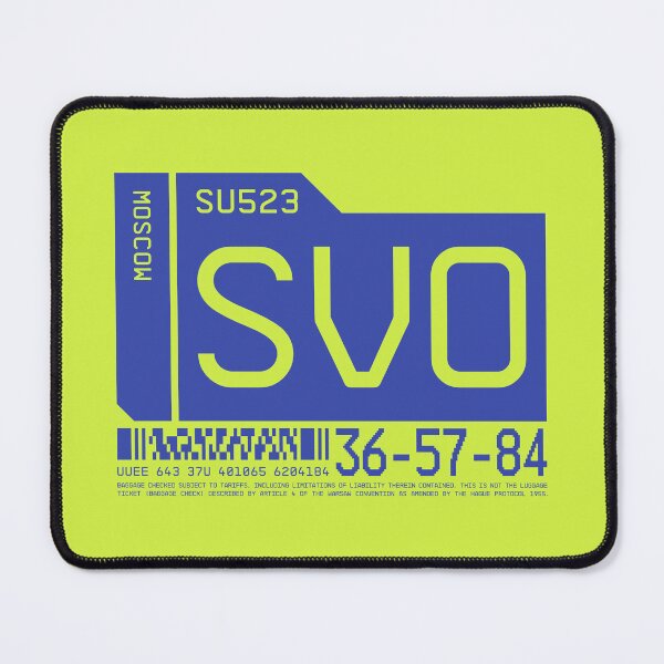 Item preview, Luggage Tag C - SVO Moscow Russia designed and sold by VoodooCircus.