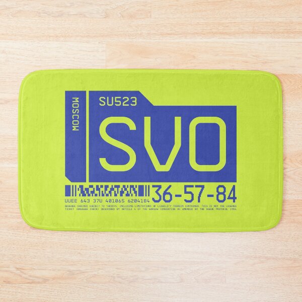 Item preview, Luggage Tag C - SVO Moscow Russia designed and sold by VoodooCircus.