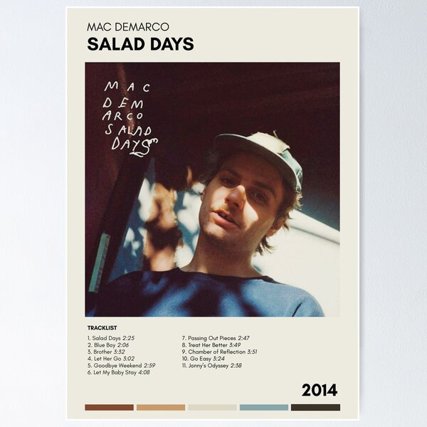 Artikel-Vorschau von SALAD DAYS ästhetisches Albumcover, designt und verkauft von Spin The Needle Designs.