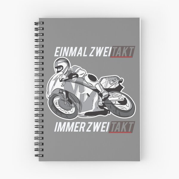Artikelvorschau, Motorrad Eimal Zweitakt Immer Zweitakt Zweitakter Biker Design entworfen und verkauft von brunsch-print.