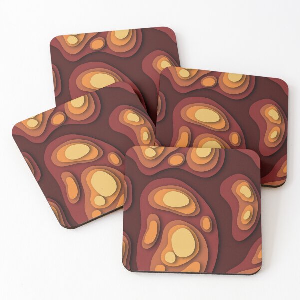 Item preview, Red, Orange and Yellow 3D Paper Cutouts  designed and sold by Bookish Lovers.