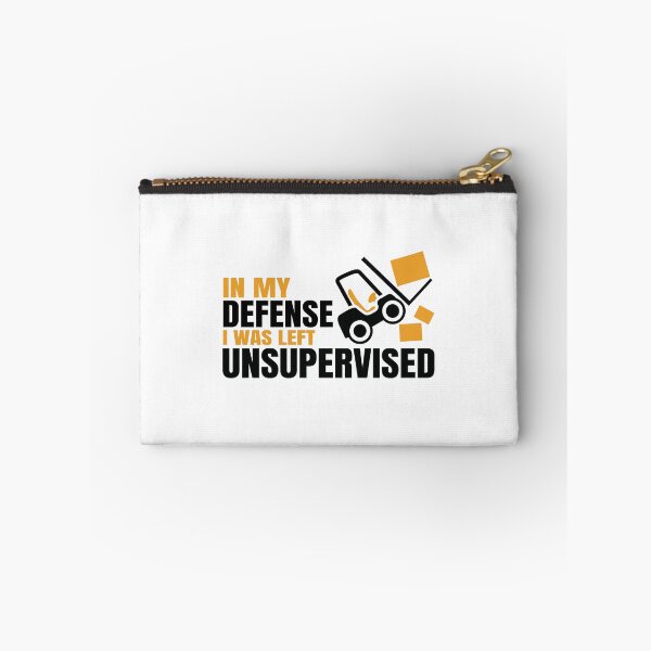 Item preview, In My Defense I Was Left Unsupervised - Funny Forklift Operator designed and sold by Cedroad Shirts.