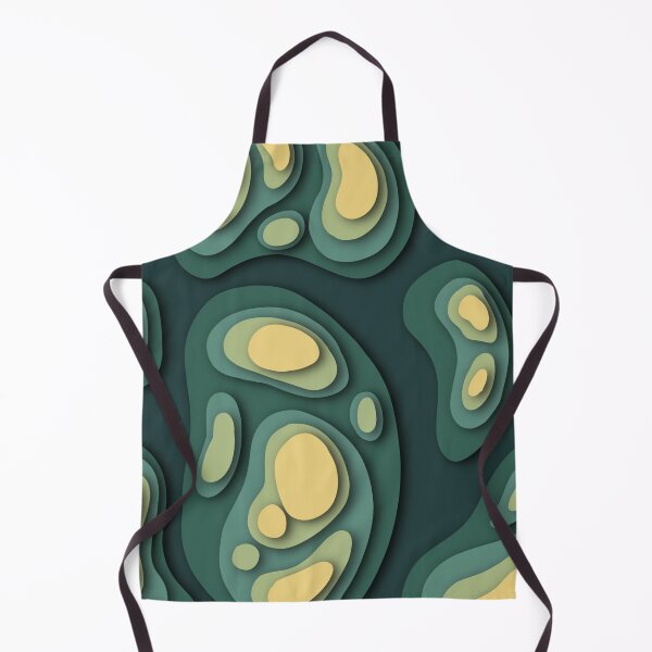 Item preview, Green and Yellow 3D Paper Cutouts designed and sold by Bookish Lovers.