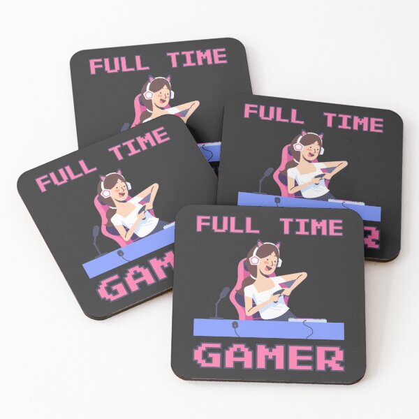 Item preview, FULL TIME GAMER Girl designed and sold by everything4eva.