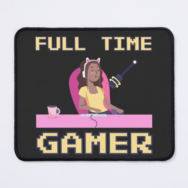 Item preview, FULL TIME GAMER Girl designed and sold by everything4eva.