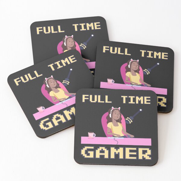 Item preview, FULL TIME GAMER Girl designed and sold by everything4eva.