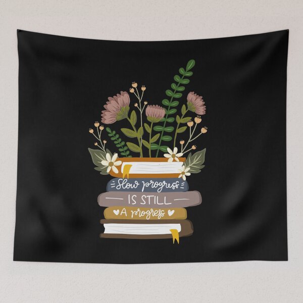 Item preview, Slow progress is still a progress a positive feedback designed and sold by Artistusha.