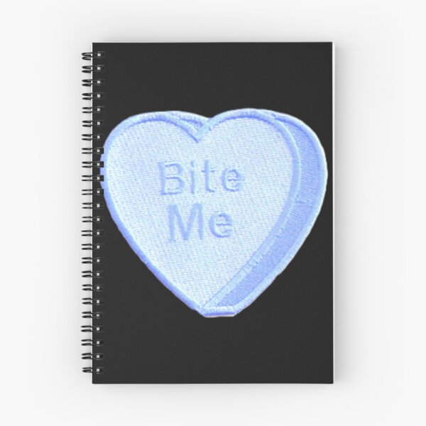 Item preview, Bite Me, Patch, Heart, Aesthetic Blue   designed and sold by inspirecul.