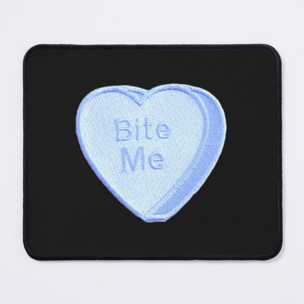 Item preview, Bite Me, Patch, Heart, Aesthetic Blue designed and sold by inspirecul.