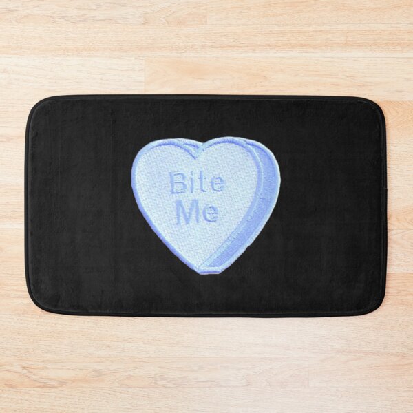 Item preview, Bite Me, Patch, Heart, Aesthetic Blue   designed and sold by inspirecul.