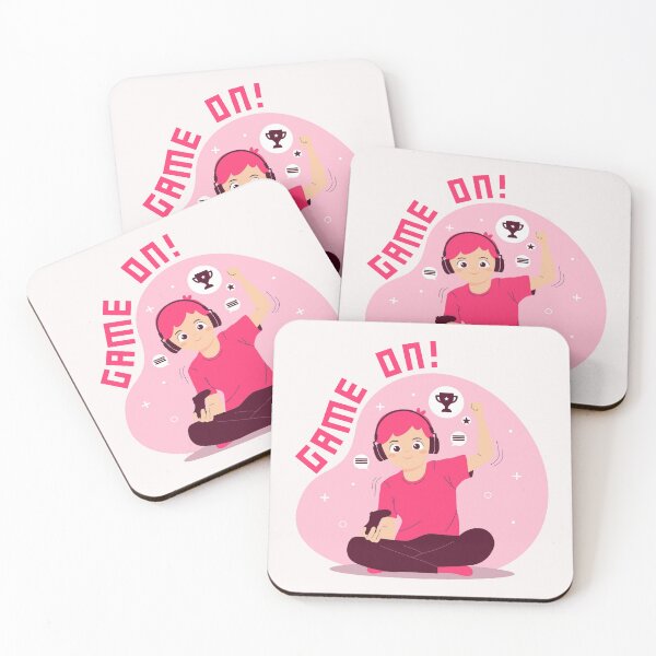 Item preview, GAME ON Gamer Kid Pink designed and sold by everything4eva.