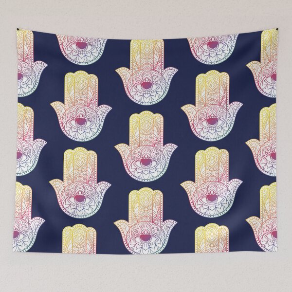 Item preview, Colorful Hamsa   designed and sold by inspirecul.