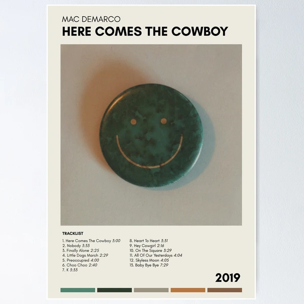 HERE COMES THE COWBOY aesthetic album art