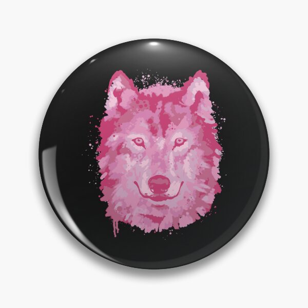 Item preview, Hot Pink Preppy Aesthetic Wolf   designed and sold by inspirecul.