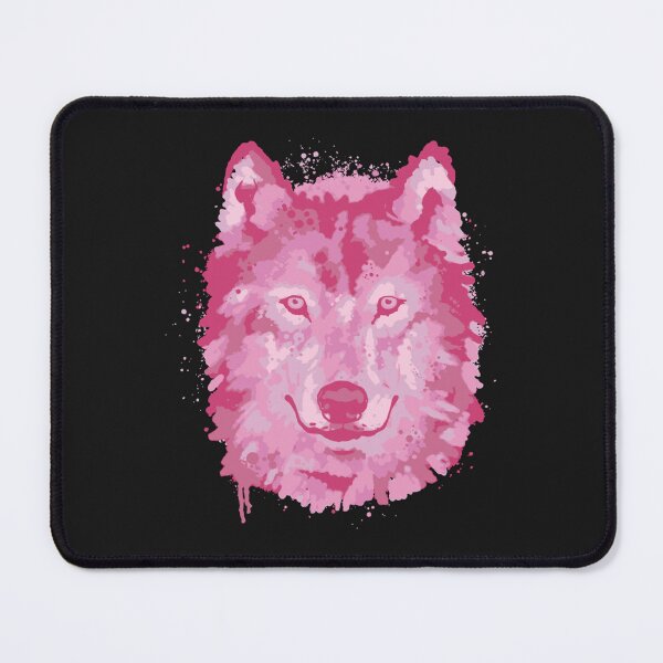Item preview, Hot Pink Preppy Aesthetic Wolf designed and sold by inspirecul.