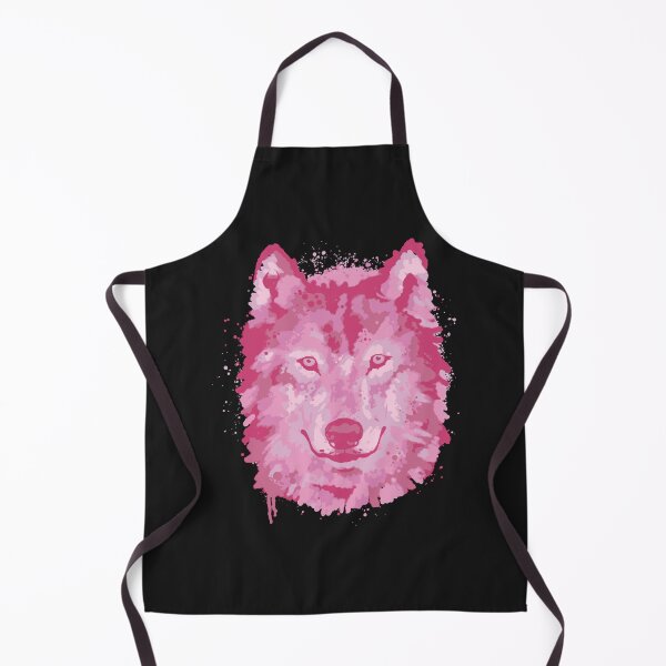 Item preview, Hot Pink Preppy Aesthetic Wolf designed and sold by inspirecul.
