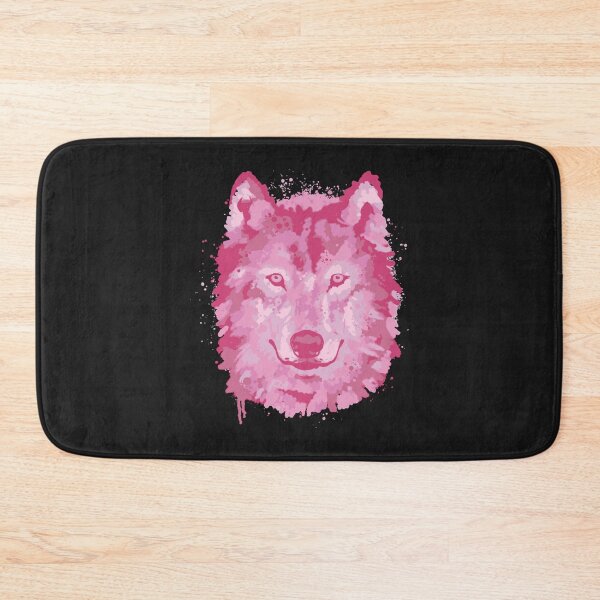 Item preview, Hot Pink Preppy Aesthetic Wolf   designed and sold by inspirecul.