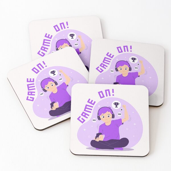 Item preview, GAME ON Gamer Kid Purple designed and sold by everything4eva.