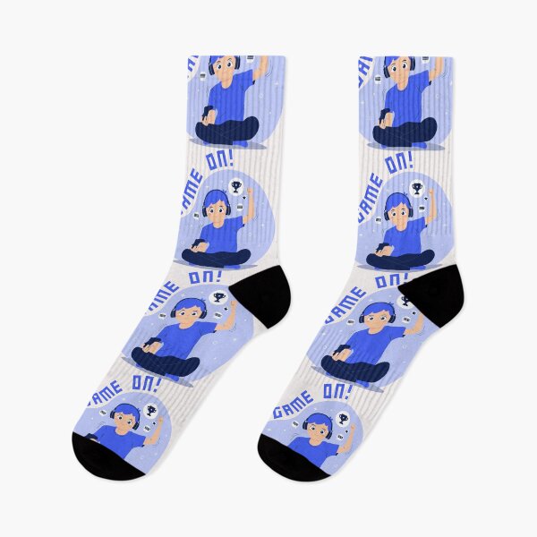 Item preview, GAME ON Gamer Kid Blue designed and sold by everything4eva.