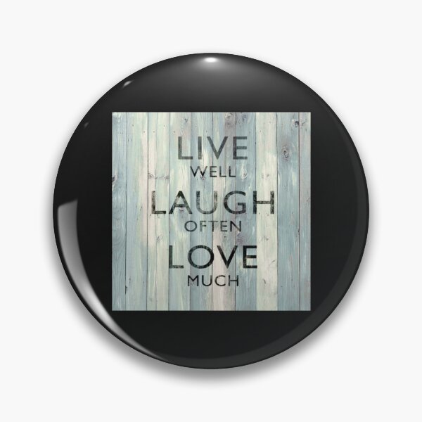 Item preview, Live Well Laugh Often Love Much On Wood   designed and sold by inspirecul.