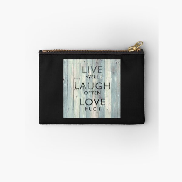 Item preview, Live Well Laugh Often Love Much On Wood   designed and sold by inspirecul.