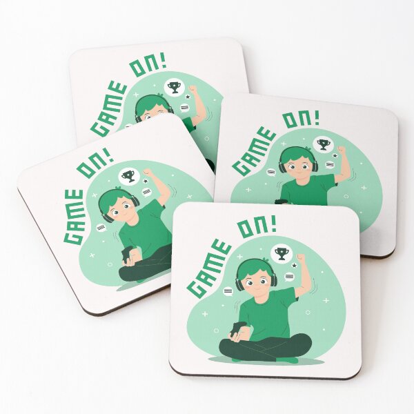 Item preview, GAME ON Gamer Kid Green designed and sold by everything4eva.
