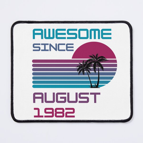 Item preview, Awesome since August 1982 | Born August 1982 | Made in August 1982 | Legend since August 1982 | Birthday Gift for 40 year old mom dad grandma grandpa | Vintage Retro 80s Birthday gift idea designed and sold by Saffire6.