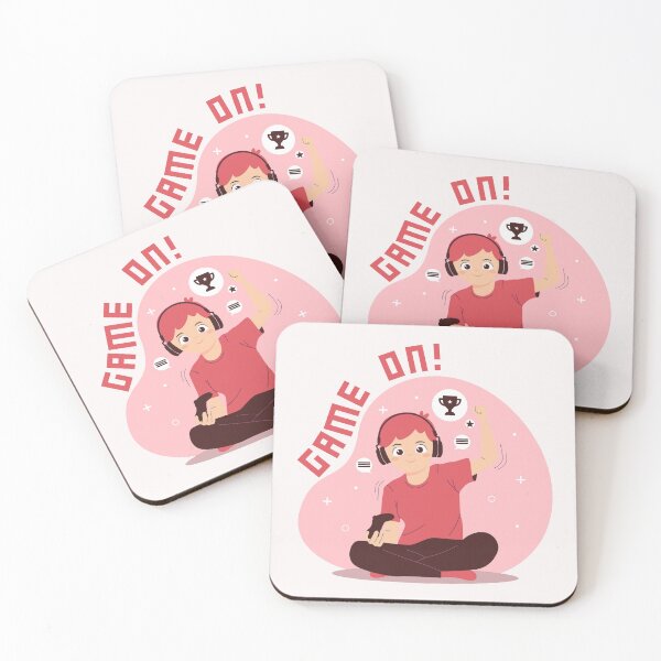 Item preview, GAME ON Gamer Kid Pink designed and sold by everything4eva.