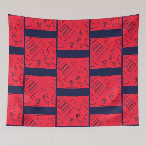 Item preview, Aesthetic School Supplies Blue Pattern          designed and sold by inspirecul.