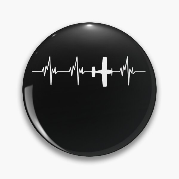 Item preview, Heartbeat Airplane Pilot Aviation - Gift Pilot designed and sold by FouDeeziner.