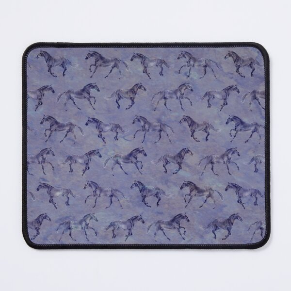 Item preview, Galloping horse 1 to 4 - pattern on purple marbled background designed and sold by SylvieG18.