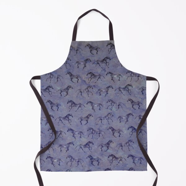 Item preview, Galloping horse 1 to 4 - pattern on purple marbled background designed and sold by SylvieG18.