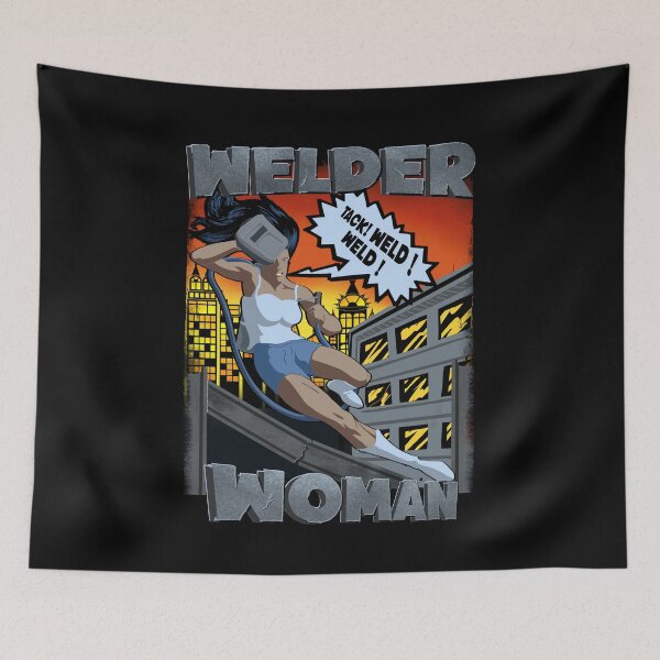 Item preview, Welder woman comic art designed and sold by TipTopTapo.