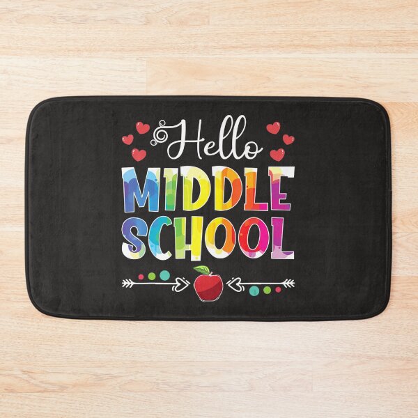 Item preview, Back To School Hello Middle School Girls Boys Tiedye  designed and sold by fawsonpnhamme.