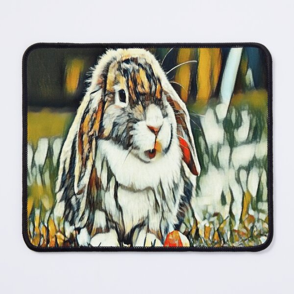 Item preview, Abstract Picture Of A Cute Rabbit With Long Ears designed and sold by McThingummy.